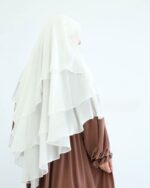 ⁦خمار إندونيسى خامه شيفون مستورد⁩ - الصورة ⁦3⁩